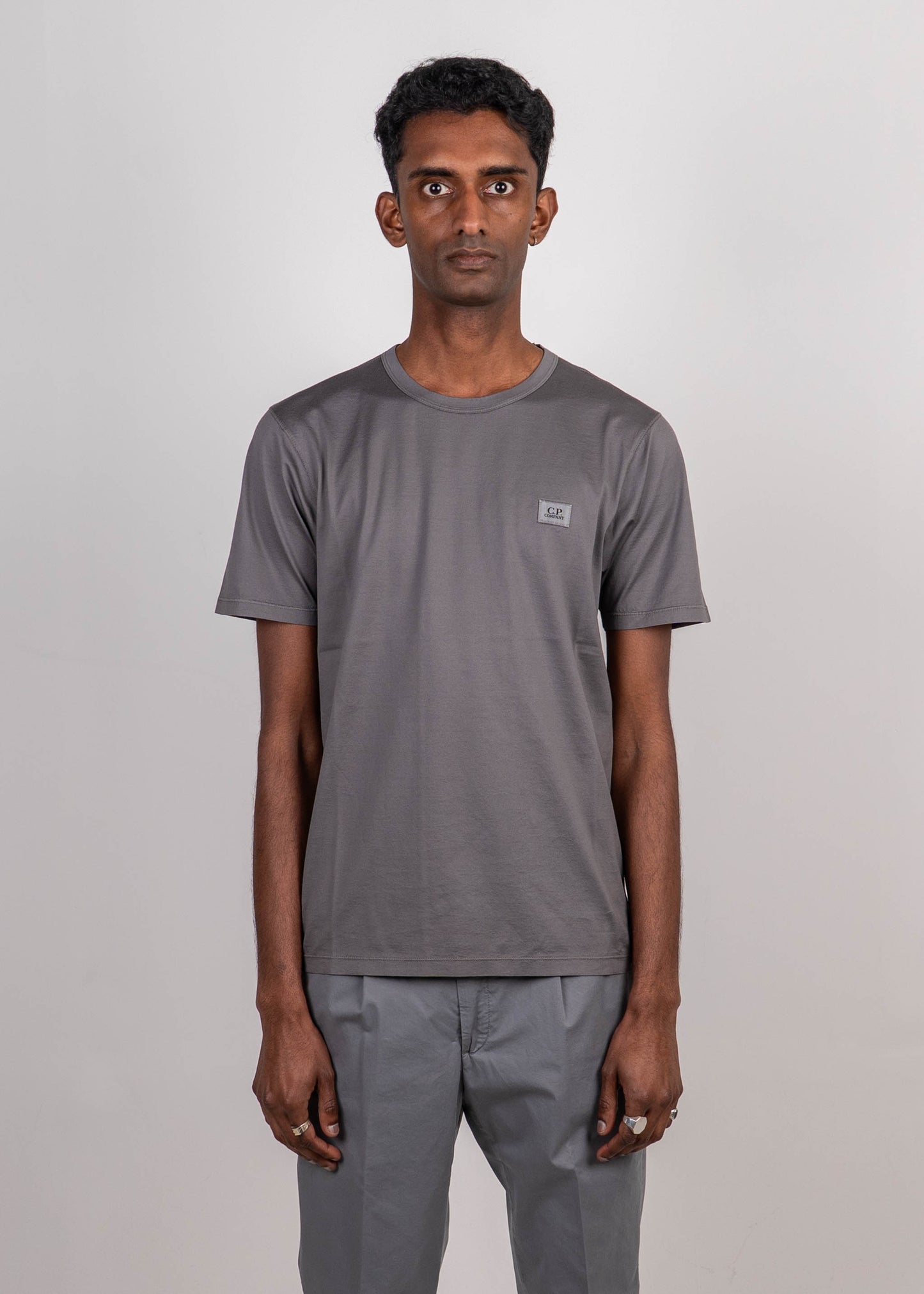 30/1 JERSEY LOGO PATCH T-SHIRT