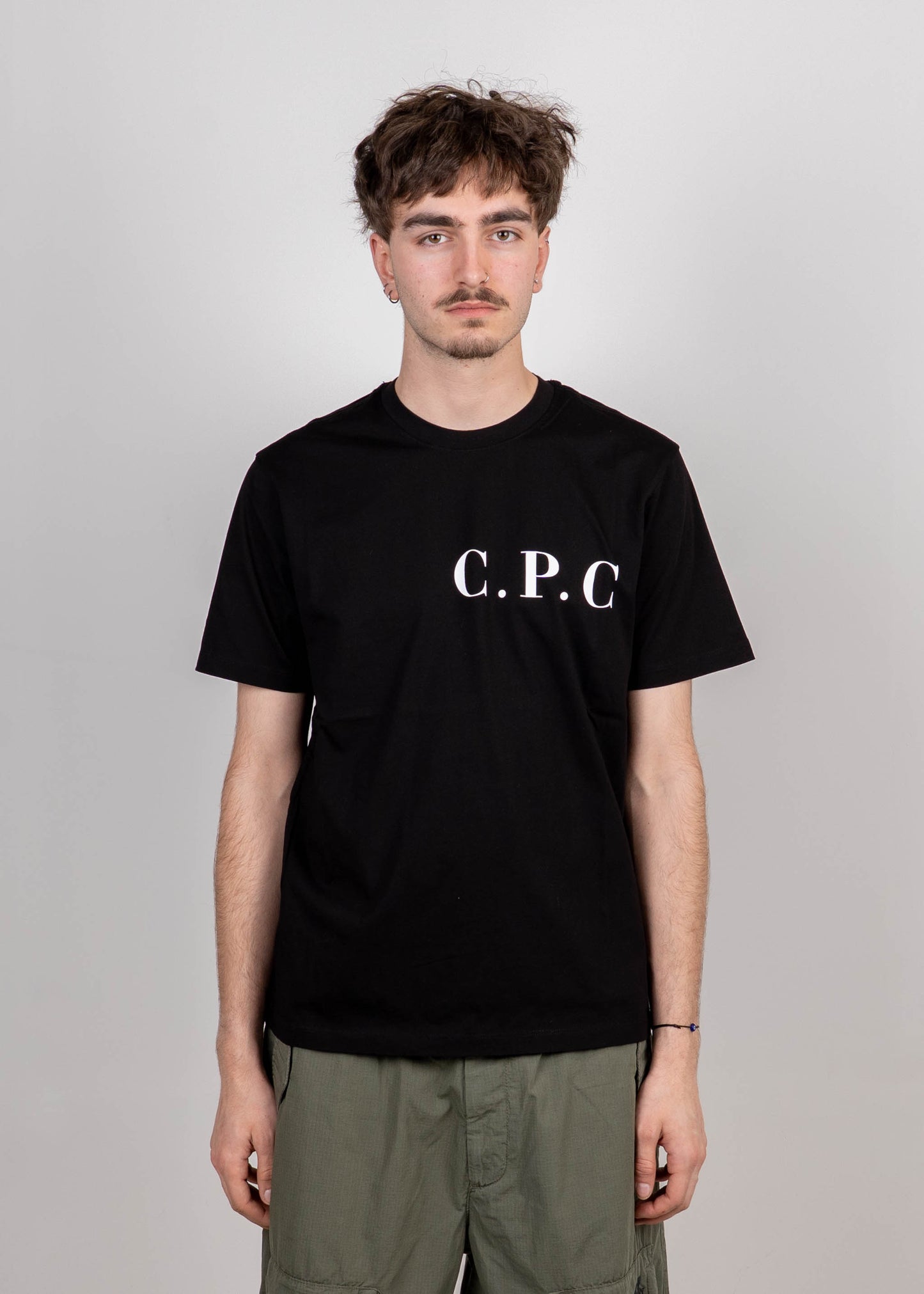 30/1 JERSEY FRONT-BACK LOGO T-SHIRT