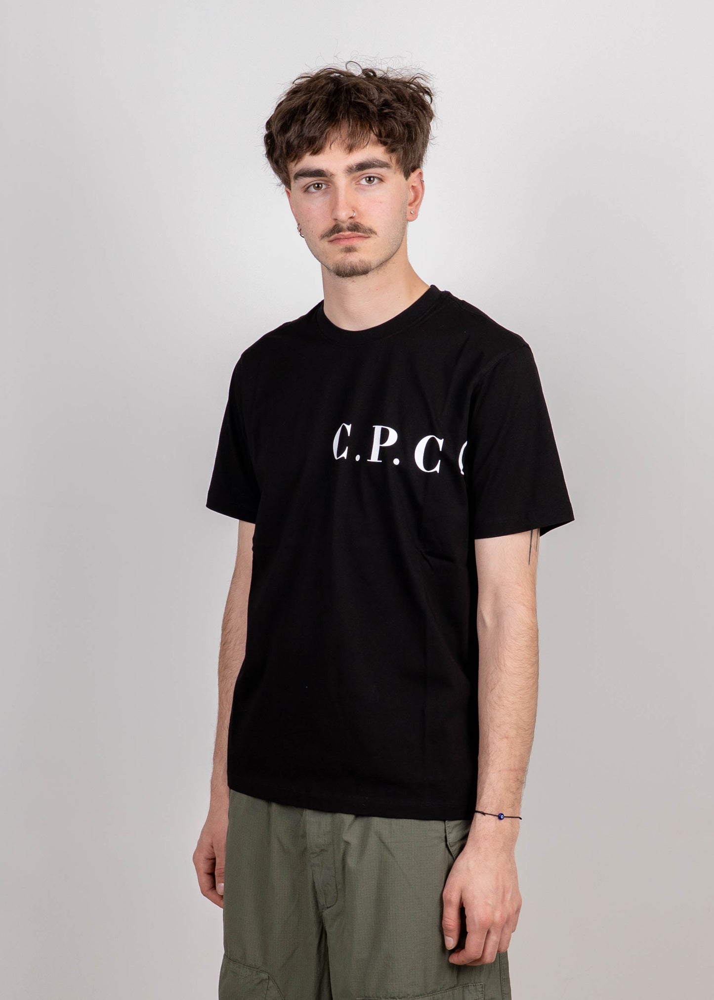 30/1 JERSEY FRONT-BACK LOGO T-SHIRT