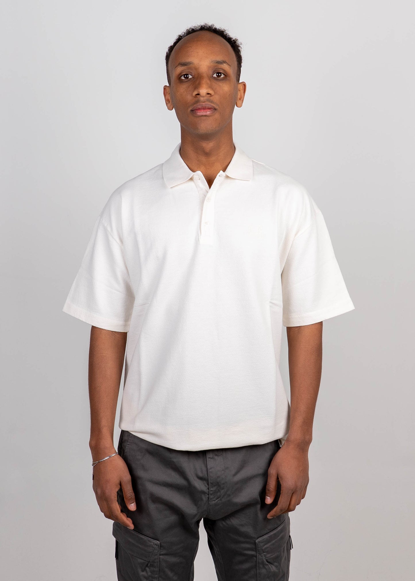 MICRO PATTERN JERSEY JACQUARD POLO