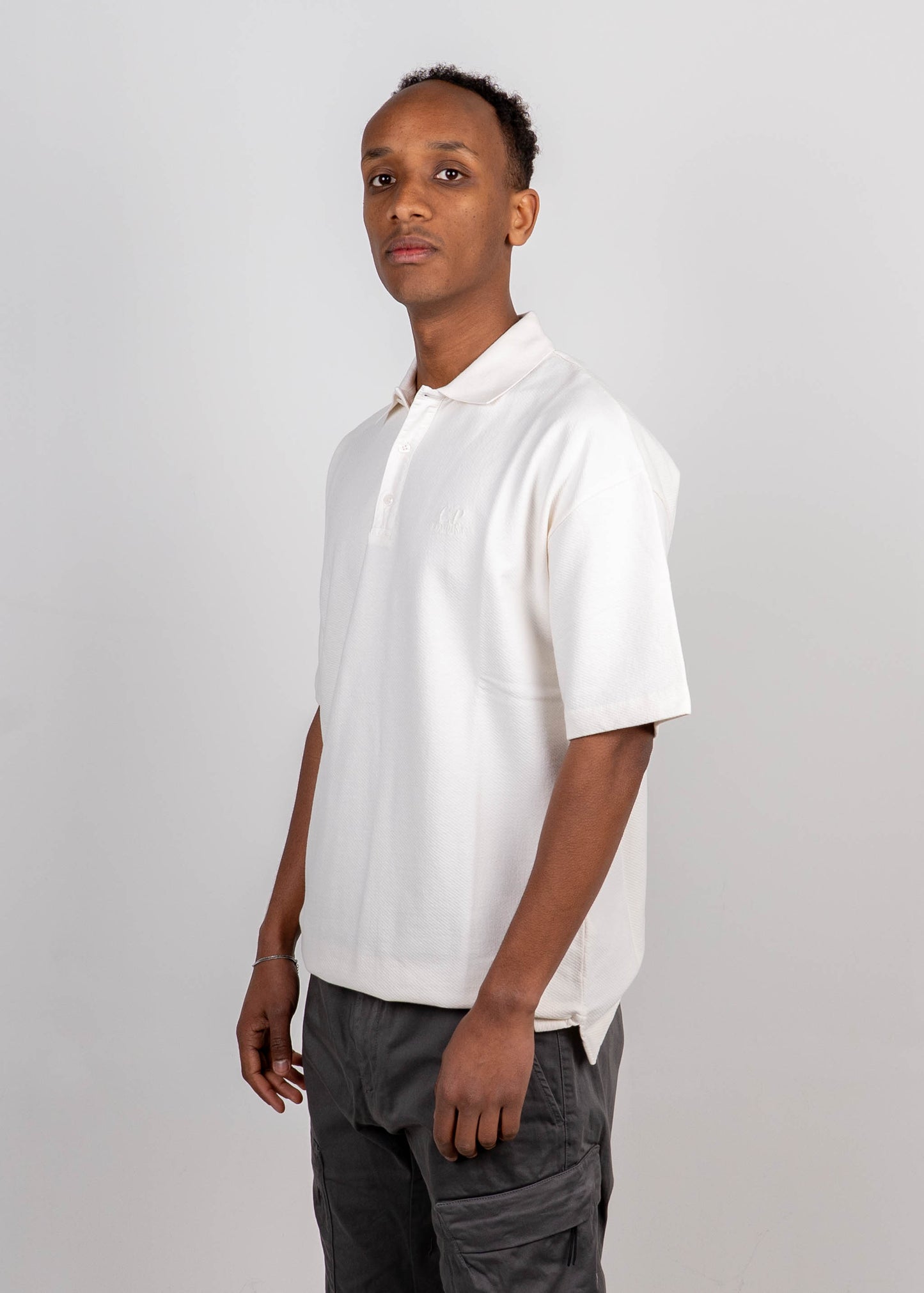 MICRO PATTERN JERSEY JACQUARD POLO