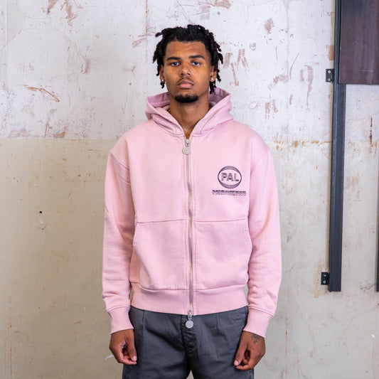 NEW PRE-GAME 25 FULL ZIP HOODY PALE MAUVE
