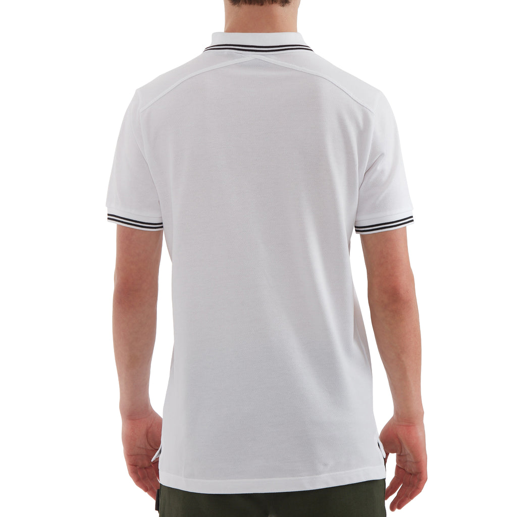 Double tipped SS polo White - Hunters Maastricht